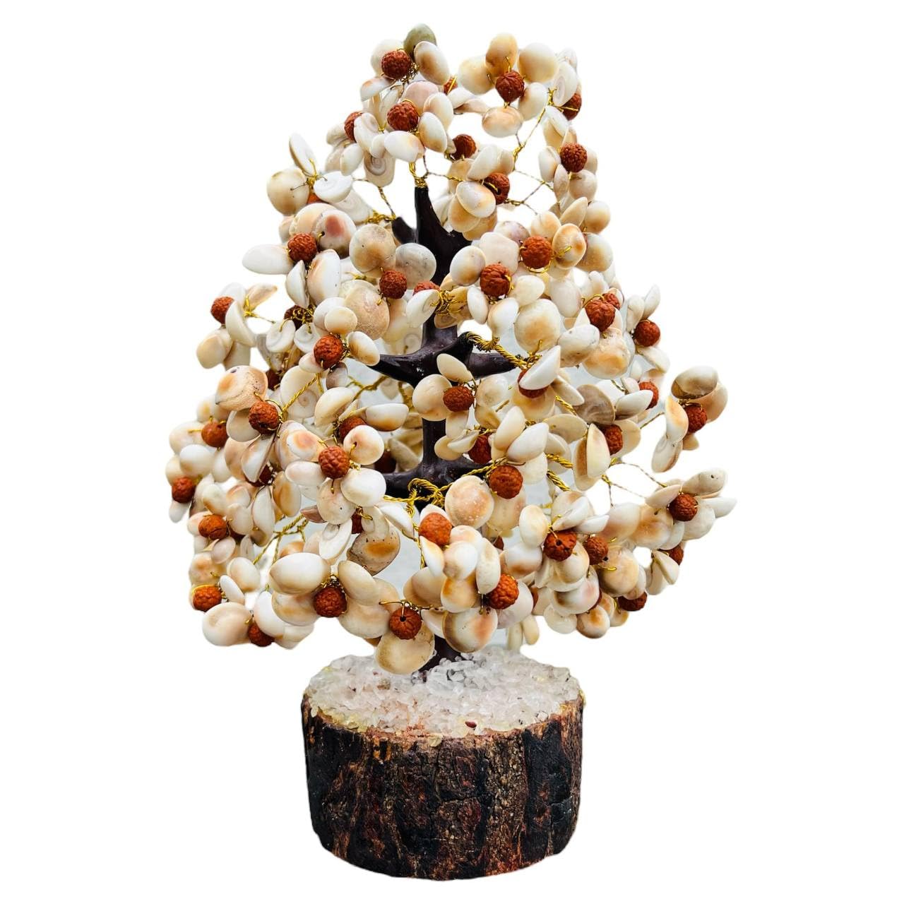 Rudraksha Gomti Chakra Tree for Positive Energy and Spiritual Healing