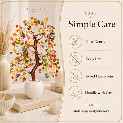 Mix 7 Chakra Crystal Tree