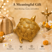 Handcrafted Brass Tortoise Idol
