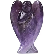 Amethyst Angel Figurine for Home Decor | GemGlow