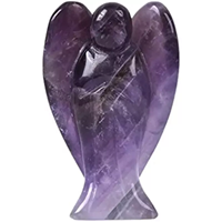 Amethyst Angel Figurine for Serenity, Protection, and Spiritual Growth