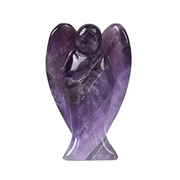 Amethyst Angel Figurine for Home Decor | GemGlow