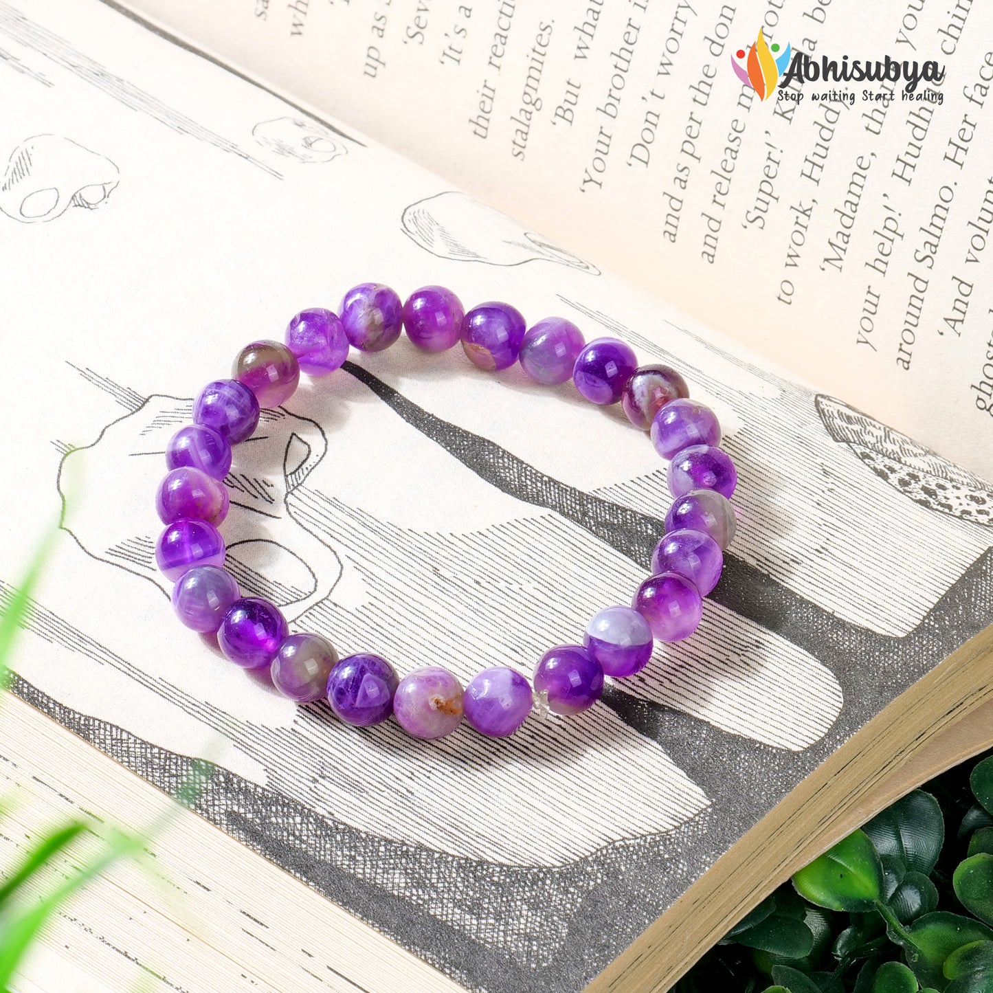 Amethyst Crystal Bracelet For Weight Loss