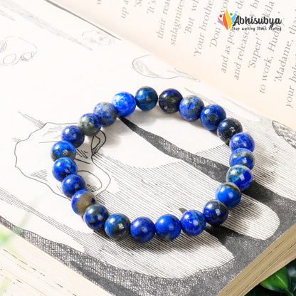 Lapis Lazuli Crystal Bracelet For Anxiety Relief