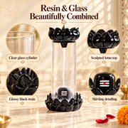 Shivling Backflow Incense Burner | Lotus Smoke Fountain