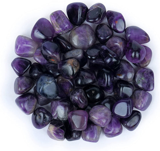 Amethyst Healing Tumbled Stone - Boost Energy and Inner Peace
