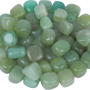 Green Jade Crystal Tumbled Stone For Healing (500Gm)