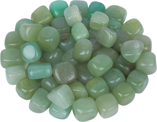 Green Jade Crystal Tumbled Stone For Healing