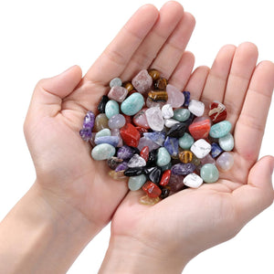 15 Healing Crystals and Stones Set - Tumbled and Polished Chakra Stone
