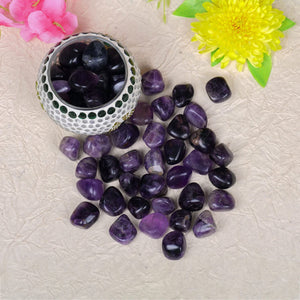 Amethyst Healing Tumbled Stone - Boost Energy and Inner Peace
