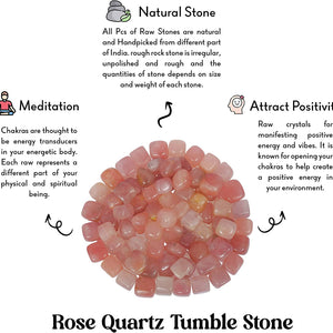 Rose Quartz Crystal Stone For Healing and Harmony