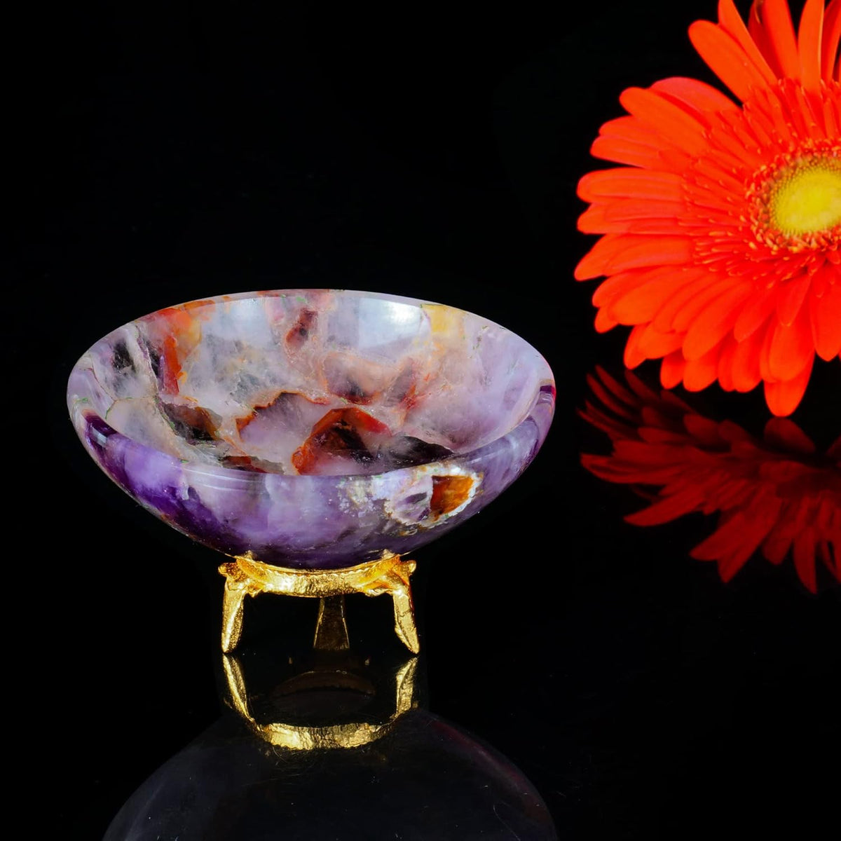 Amethyst Crystal Bowl for Home Decor | GemGlow India