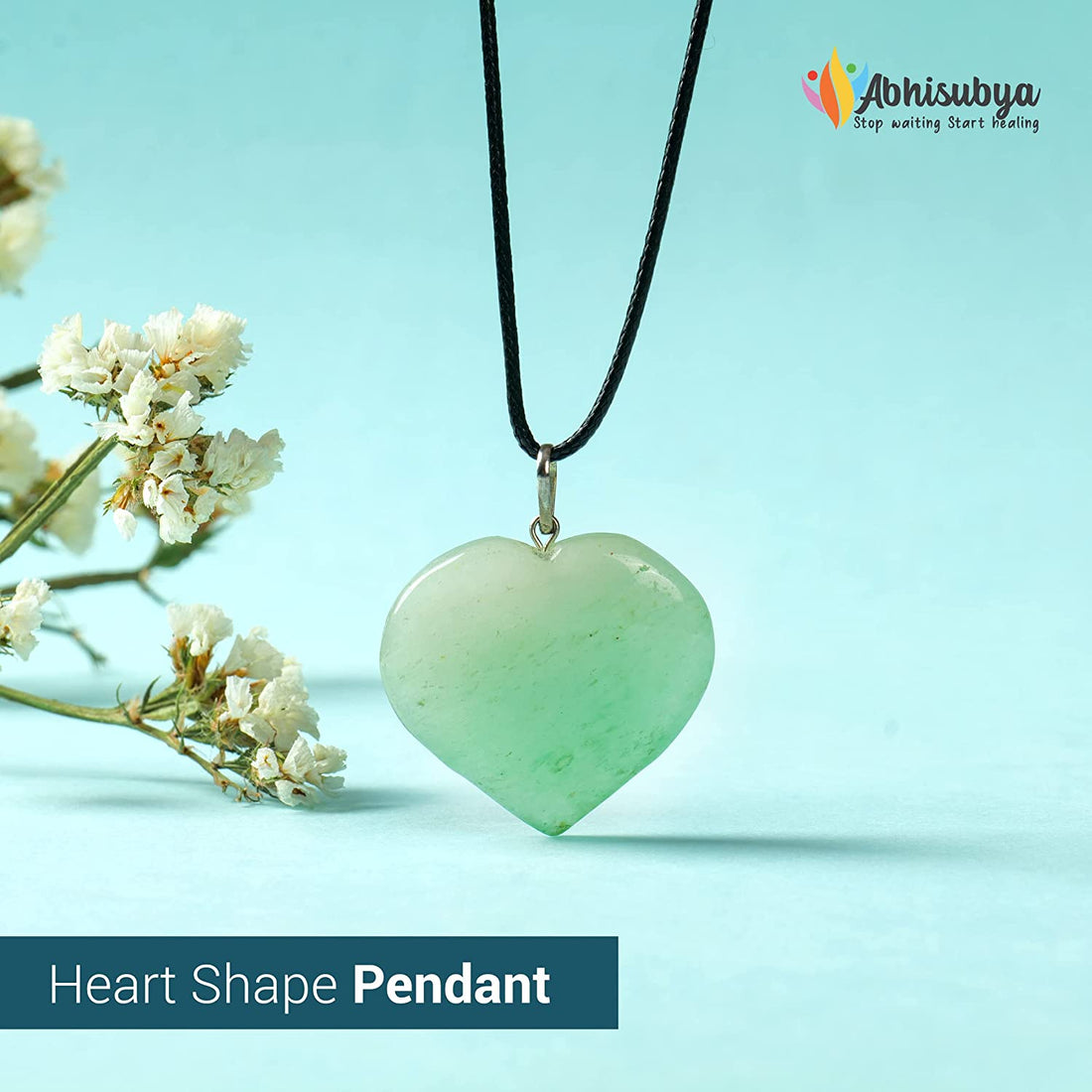 Green Jade Crystal Pendant For Women