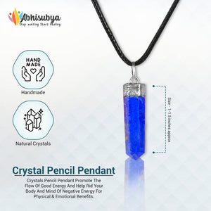 Lapis Lazuli Crystal Pendant for Men & Women