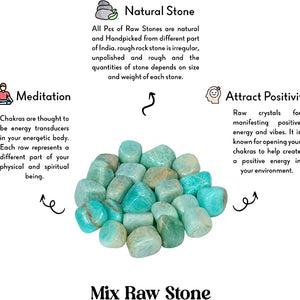 Amzonite Tumbled Stones For Healing (500Gm)