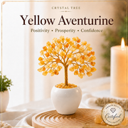 Yellow Aventurine Crystal Pot Tree