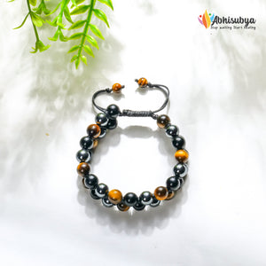 Triple Protection Crystal Bracelet - Shield Against Negative Energy