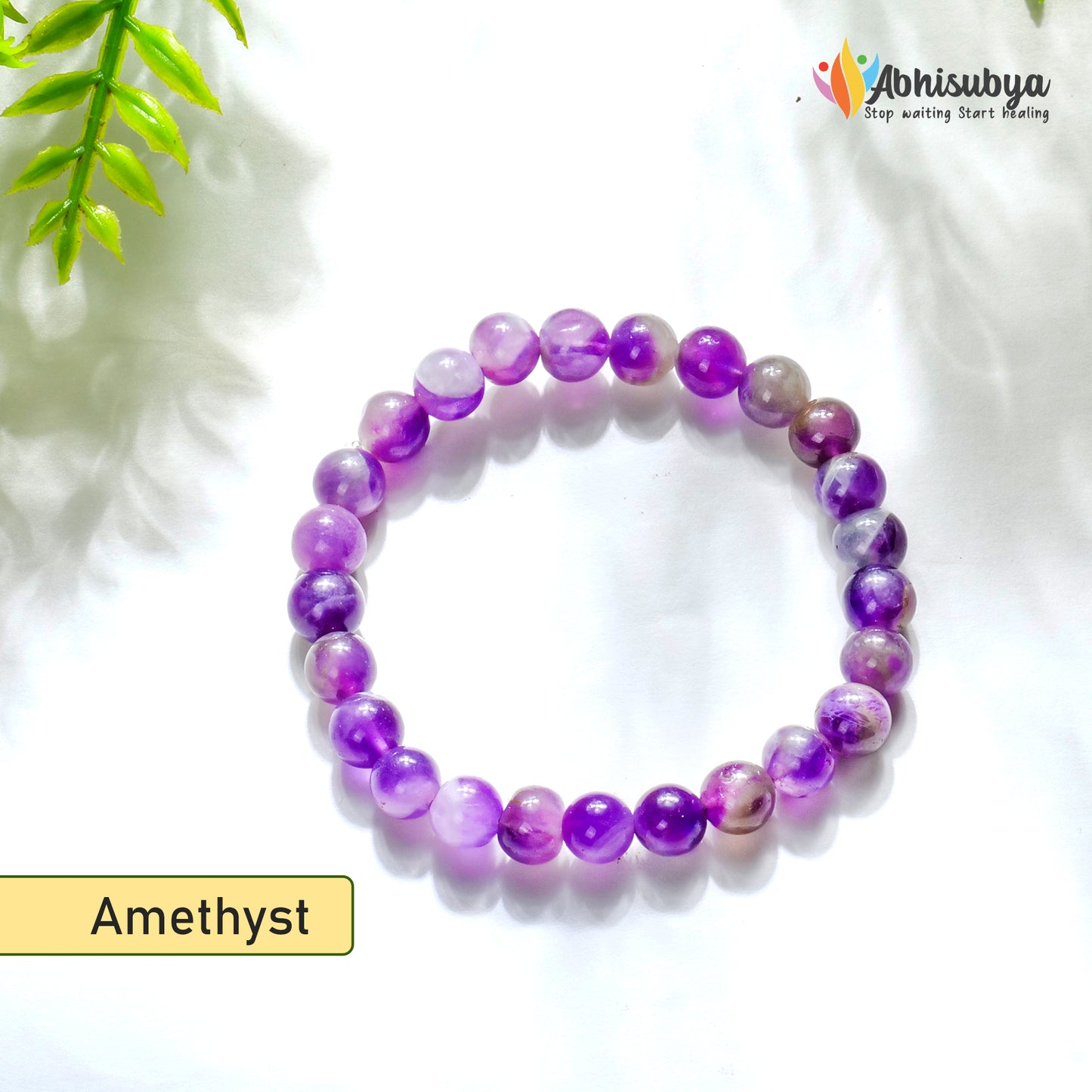 Amethyst Crystal Bracelet For Weight Loss