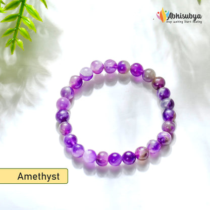 Amethyst Crystal Bracelet For Weight Loss