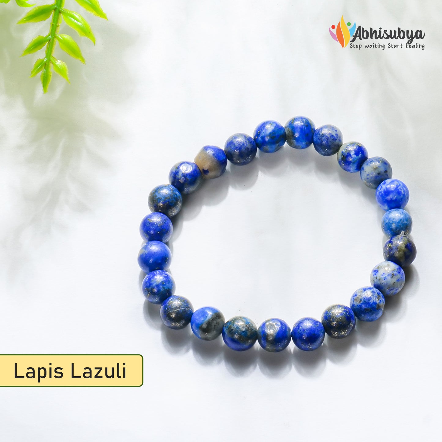 Lapis Lazuli Crystal Bracelet For Anxiety Relief