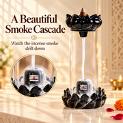 Shivling Backflow Incense Burner | Lotus Smoke Fountain