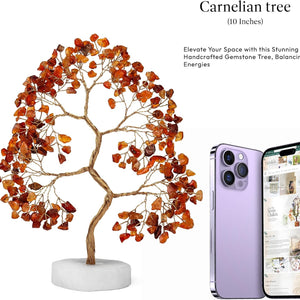 Carnelian Gemstone Tree - Boost Energy and Confidence