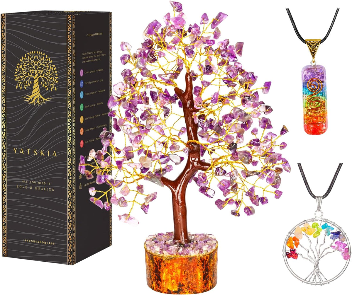 Amethyst Tree of Life Crystal Tree | GemGlow India