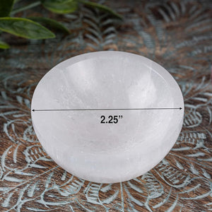 Selenite Crystal Bowl For Cleansing and Charging Crystals