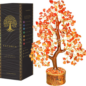 Carnelian Gemstone Tree - 10-12