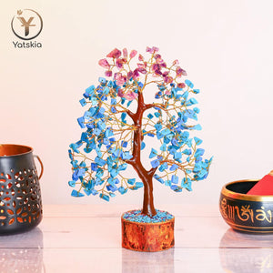 Turquoise and Amethyst Tree 10-12
