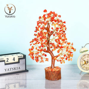 Carnelian Gemstone Tree - 10-12