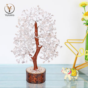 Clear Quartz Gemstone Tree - Healing Energy and Natural Beauty