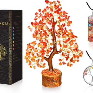 Carnelian Gemstone Tree Healing - Mom Birthday Gifts