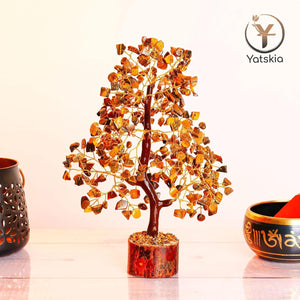 Tiger Eye Gemstone Tree - 10-12