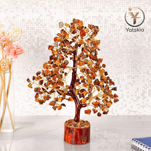 Tiger Eye Gemstone Tree - 10-12