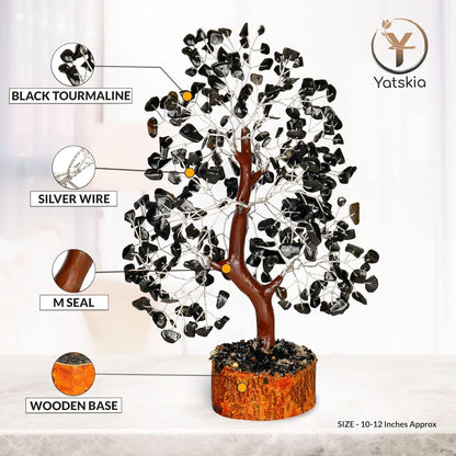 Black Tourmaline Crystal Tree - Birthday Gifts For Mom -Home Decor