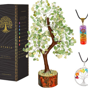 Green Jade Gemstone Tree - Womens Birthday Gifts Unique