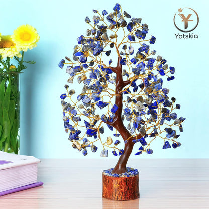 Lapis Lazuli Healing Spiritual Crystal Tree Unique Home Decor