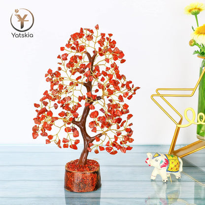 Red Jasper Crystal Tree - Office Gifts For Women