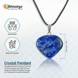 Lapis Lazuli Crystal Pendant For Women