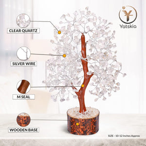 Clear Quartz Gemstone Tree - Healing Energy and Natural Beauty
