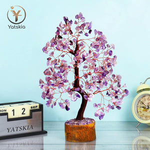 Amethyst Crystals Tree - Healing Crystals for  Home Decor