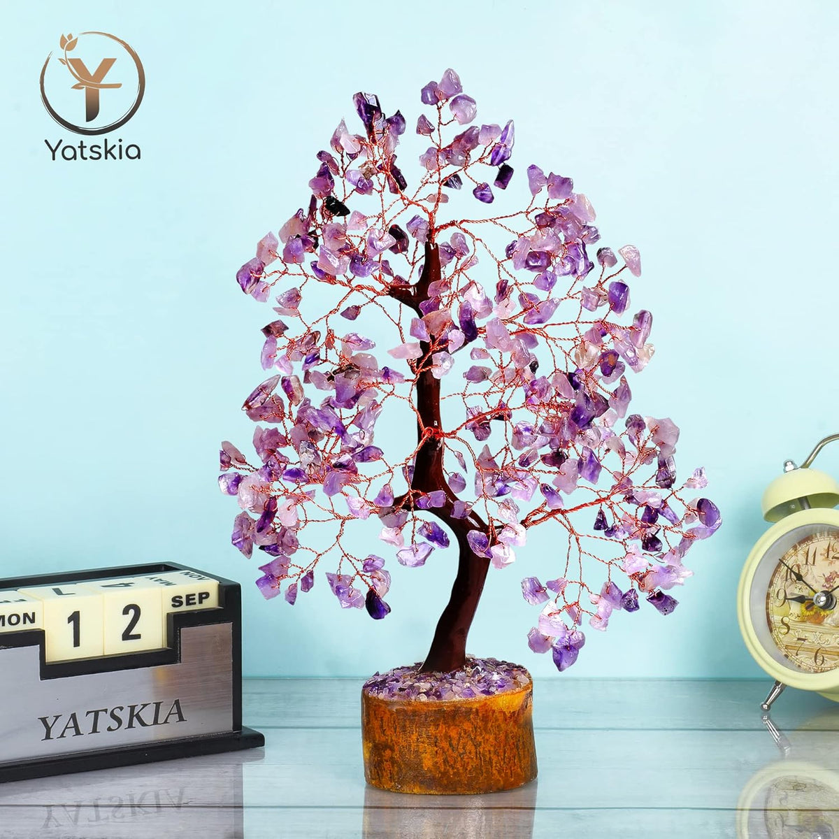 Amethyst Crystal Tree for Home Decor | GemGlow