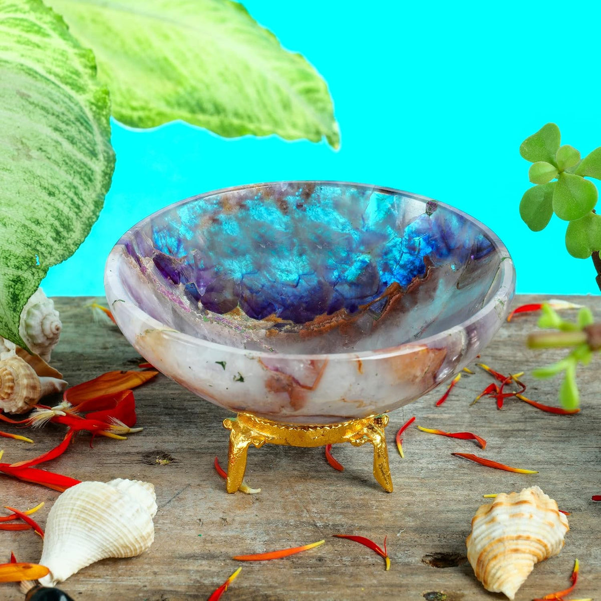 Amethyst Crystal Bowl for Home Decor | GemGlow India