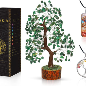 Green Aventurine Gemstone Tree - Birthday Gift For Mom