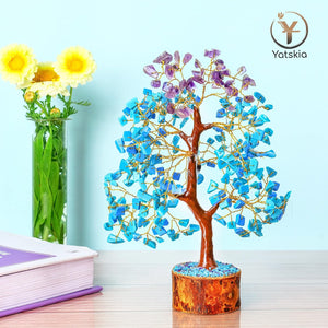 Turquoise and Amethyst Tree 10-12
