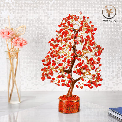 Red Jasper Crystal Tree - Office Gifts For Women