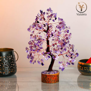 Amethyst Crystals Tree - Healing Crystals for  Home Decor