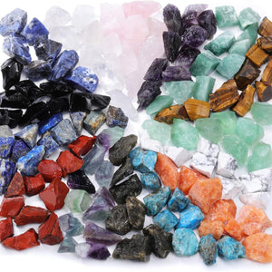 15 Healing Crystals and Stones Set - Raw Chakra Stones Collection