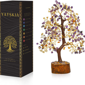 Citrine and Amethyst Tree 10-12
